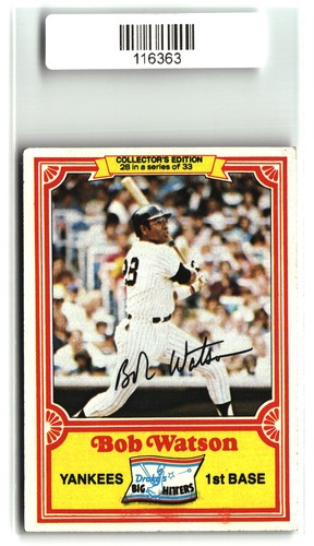 1981 Bob Watson #28