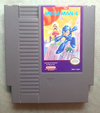 MEGA MAN 4 for Nintendo NES -  Lovely label - Tested & working great!