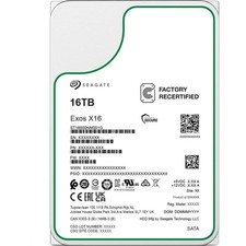 Seagate HDD 16TB 3.5 Zoll Exos Enterprise X16 SATA 6Gb/s 7200U NAS ST16000NM001G