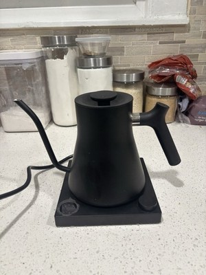 Fellow Stagg EKG Electric Gooseneck Kettle Black Variable Temp Pour Over Coffee