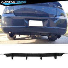 Fits 06-10 Dodge Charger Mdp Style 4-fin Rear Bumper Lip Diffuser Lower Spoiler