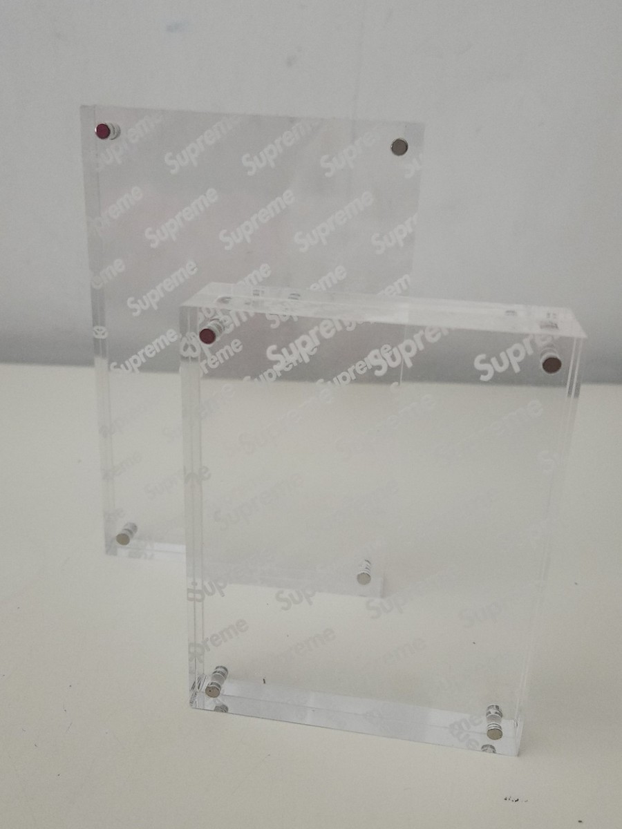 フォトフレーム Supreme 19SS Acrylic Photo Frame Set SS19 Supreme Acrylic Photo Frame (set of 2) clear Accessory