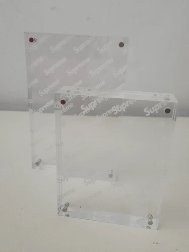 SS19 Supreme Acryl Foto Rahmen (Set Mit 2) Klar Zubehör
