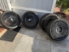 22 Forgiato Wheels Trimestre Monoblock Xl Floater Cap Black Wheel-tire Pkg
