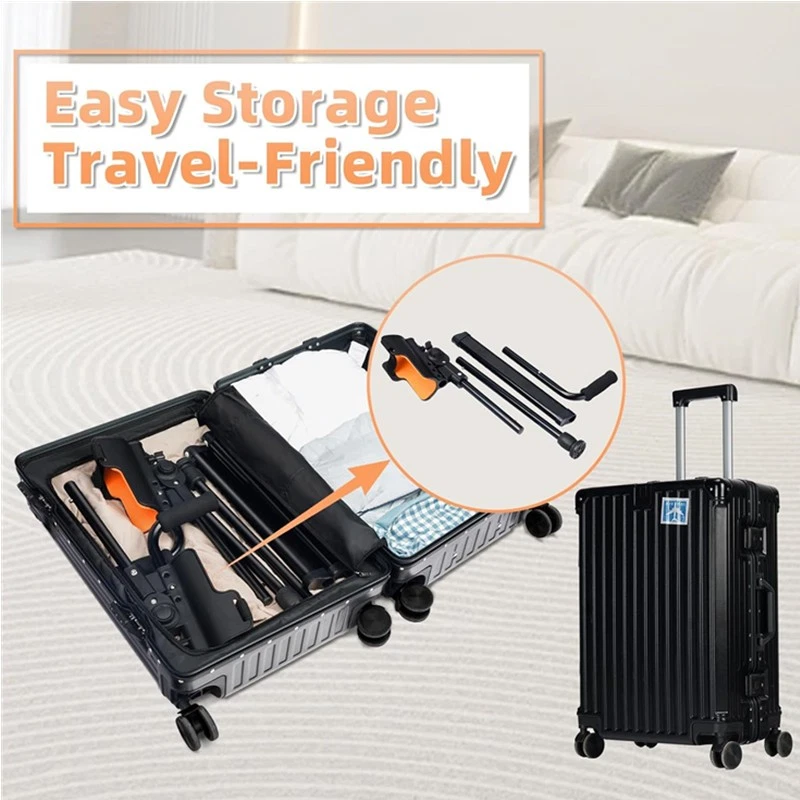 1 Pc Faltbar Krücke Gehhilfe Unterarmgehstütze Gehstütze Unterarmkrücke 85-115cm - Bild 3 von 4