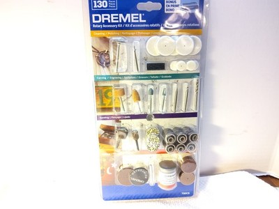 Dremel 730CS 130-Piece All-Purpose Rotary Tool Accessory Kit New, Sealed