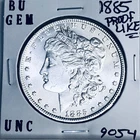 1885 BU GEM MORGAN SILVER DOLLAR UNC MS+++ U.S. MINT RARE COIN 9054