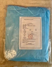Isolation Gown, Set Of 10 Size 180 Disposable Sterile