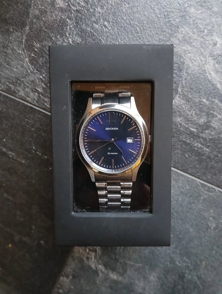 Sekonda Men's Silver Blue Face Watch - Image 2 of 4