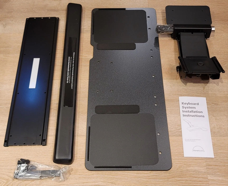 Humanscale 6G Series Keyboard Tray Height Adjustable Platform 6G90090HF22 NEW - Image 3 of 4