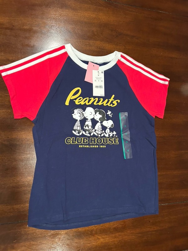 PEANUTS Hybrid Apparel CLUBHOUSE NWT Kids M soooo Fun