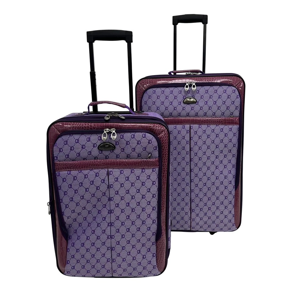 Juego de 4 piezas Luggage Signature, púrpura claro, talla única Foto 2 de 4