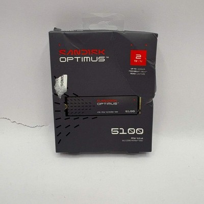 New SanDisk 2280mm Optimus 2TB M.2 NVMe Gen 4.0 x 4 SSD SDSP51200TAN-000G1