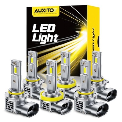 AUXITO 9005 9006 H11 LED Headlight Bulbs Conversion Kit Hi/Low Beam Bright White
