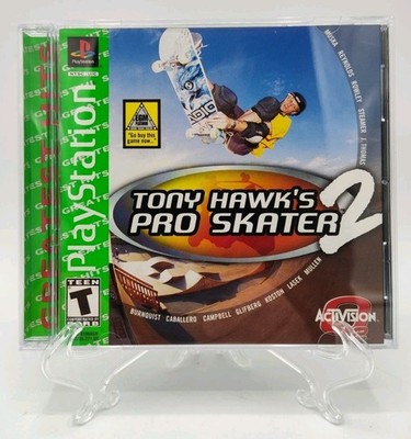Tony Hawk's Pro Skater 2 (PS1, 2000) *CIB w/ Reg Card + Case Protector* Tested!