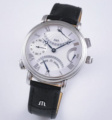 Maurice Lacroix Masterpiece Double Retrograde Calendar Herrenuhr Ref. 7018