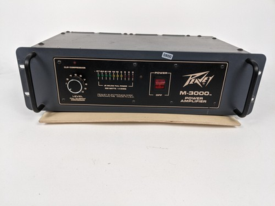 #ad Vintage Peavey M 3000 Power Amplifier 300W Mono Rackmount Pro Audio Made In USA $119.99