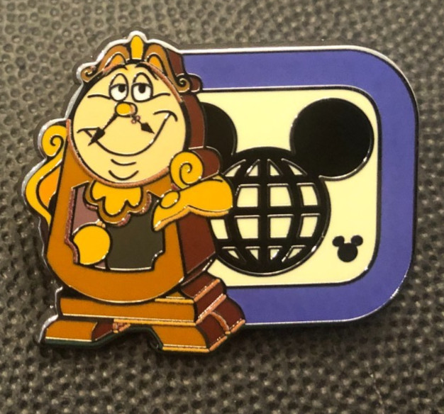 Disney pin 174798 Cogsworth Walt Disney World D Hidden Mickey 2025 Wave B Beauty