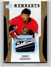 2024-25 Upper Deck Engrained Icons Remnants Gold Dany Heatley Hockey Stick 07/25