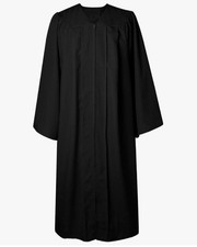 GraduatePro Graduation Gown Choir Robe Clergy Adult Costume Black 51 M 5'6"-5'8"