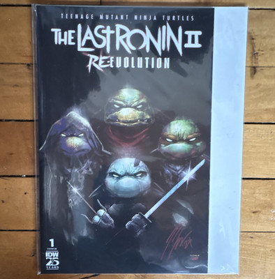 TMNT: The Last Ronin II Re-Evolution IDW Variant Cover Signed