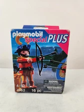 Playmobil 4762 Archer Target Arrows Bow New Special Plus 2012 Sealed 
