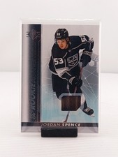 2022-23 SP Authentic Rookie Authentics Jersey Jordan Spence Card #118. rookie card picture