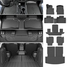 powoq 6 Seats Floor Mat Compatible with 2020-2026 Ford Explorer Cargo Mat Flo...