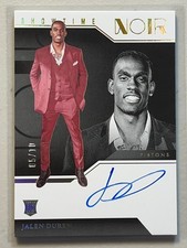 Jalen Duren 2022-23 Panini Noir /10 Gold Showtime Signatures Auto RC Autograph