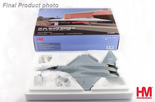 Hobby Master 1/72 Northrop YF-23 Black Widow II Gray Ghost, Edwards AFB HA2850 - Picture 2 of 11