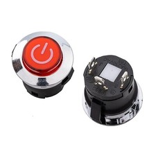 Children's Electric Riding Car Switch 2 Pack 2.8cm Round One-Button Start Power
