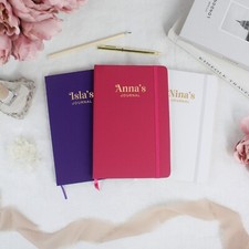 A5 Journal Notebook Personalised Lined Journalig Soft Feel Note Book Planner 96p