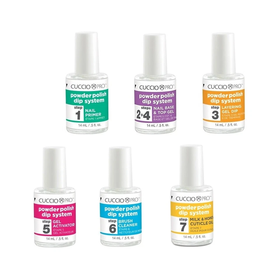 Cuccio Pro - Powder Polish Dip System - CHOOSE FROM ANY - 14ml / 0.5oz