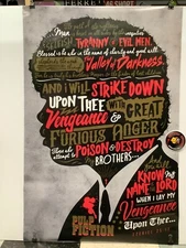 Pulp Fiction Ezekiel 25:17 24" x 36" Poster USED Piranha Records