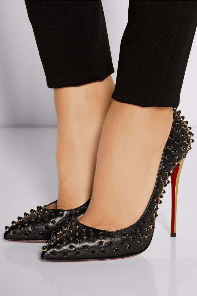 Christian Louboutin Pigalle Spikes Studded High Heels