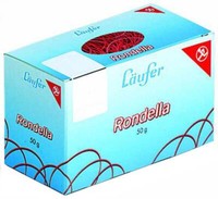Läufer Rondella Gummiringe Im Karton, 100 Mm, 50 G, Rot