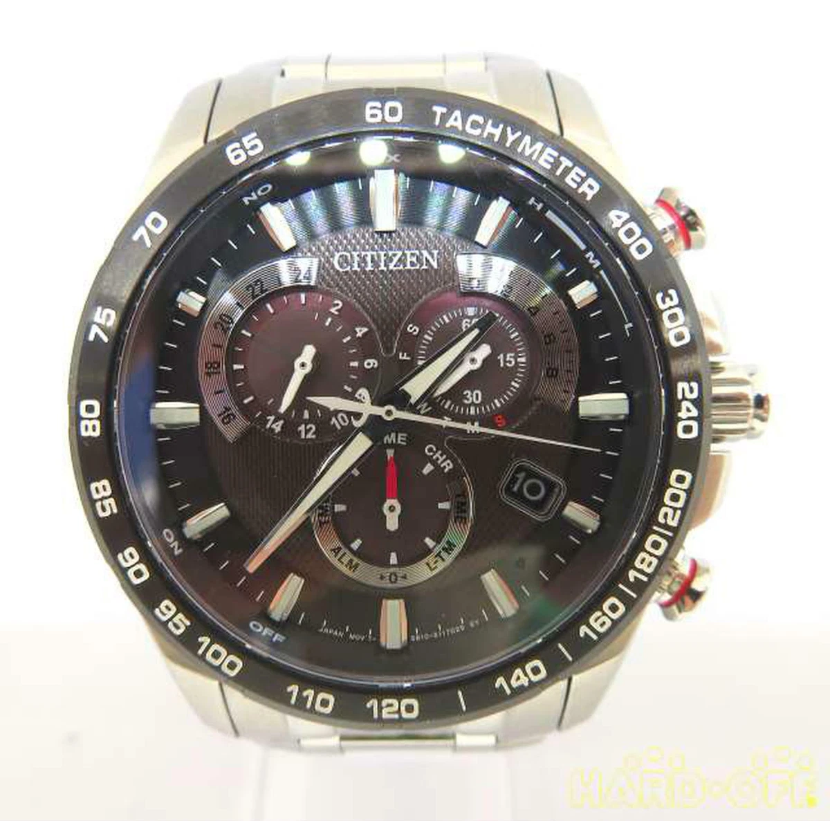 Citizen Attesa E610-S104831 Day Date Used Eco-Drive Solar Mens Watch Auth  Works