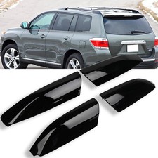 4pcs Roof Rack Bar Rail End Cover Shell Cap For Toyota Highlander 2008-2013 4pcs Roof Rack Bar Rail End Cover Shell Cap For Toyota Highlander 2008-2013