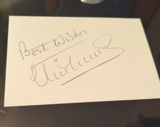 Clive Woods Ipswich Town Norwich City- Hand Signed Card