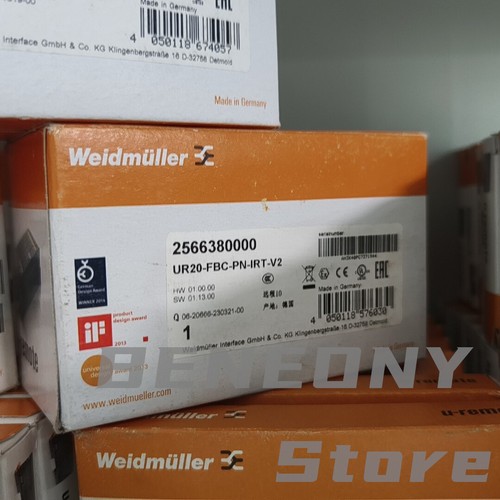 Module Weidmüller UR20-FBC-PN-IRT-V2 - Neuf Sous Boîte, Référence 2566380000 - Pour Automation Industrielle