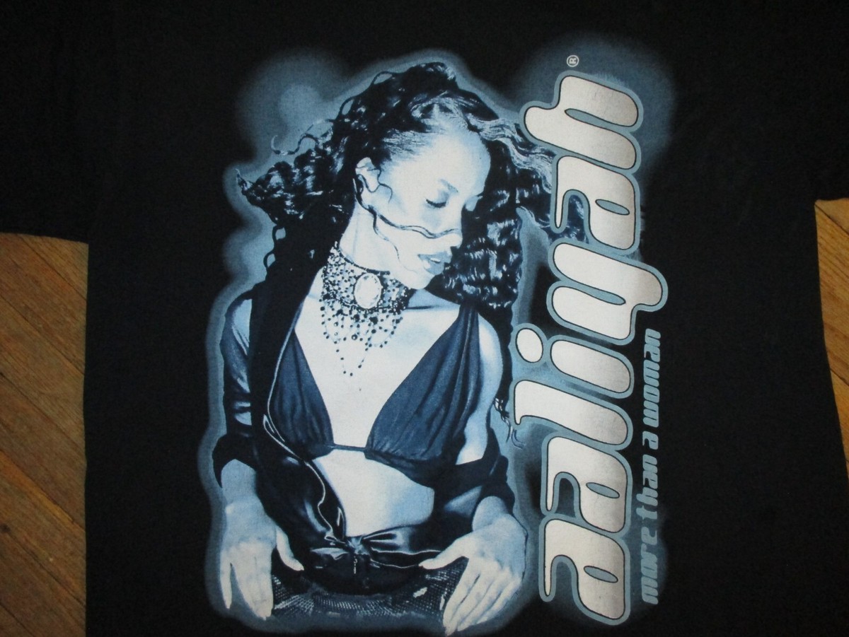 AALIYAH T SHIRT Retro 90s R&B Urban Hip Hop Haughton More Than A