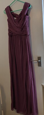 Davids Brautjungfer Ballkleid Altrosa USA Größe 4 (UK 8)