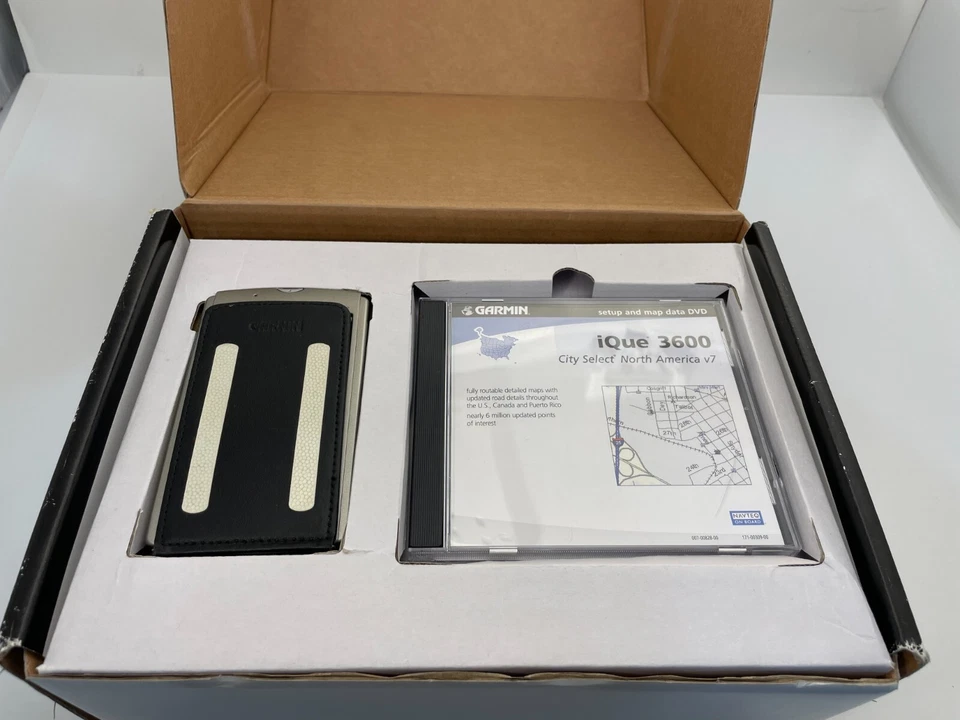 Garmin iQue 3600 Bundle Handheld GPS NAV 4" System Mapping Palm OS 010-N0264-11 - Image 2 of 4