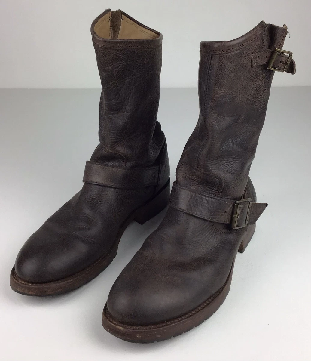 Brown John Fluevog Leather Boots for Men for Sale | Shop New  display picture 2