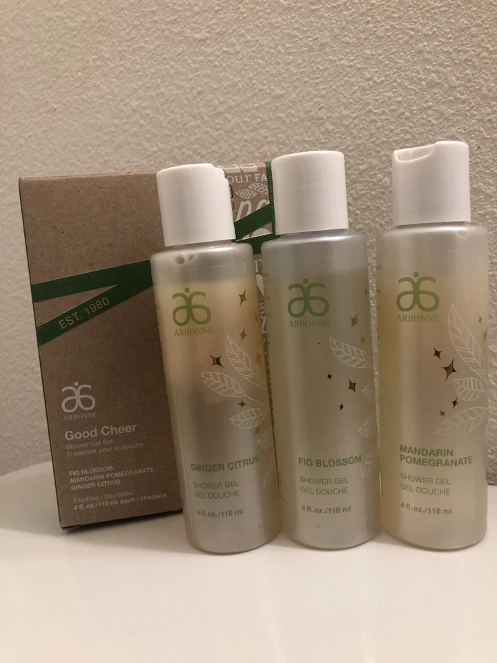 Juego de gel de ducha ARBONNE Good Cheer 4 botellas de fl oz Foto 2 de 4