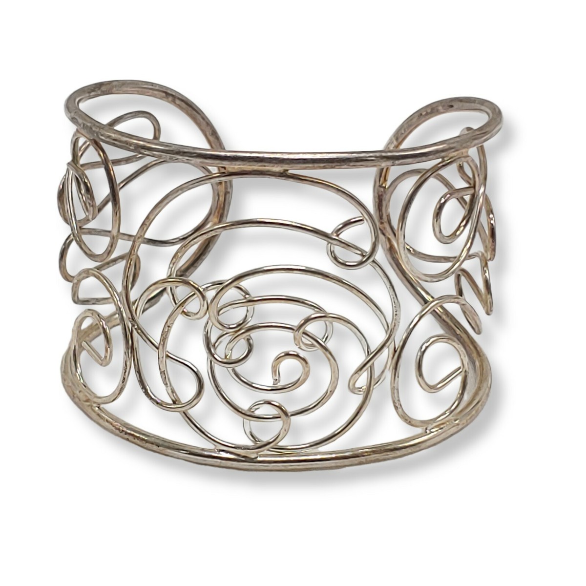 ヴィンテージ！Silver Wavy Cuff ブレスレット#2 2