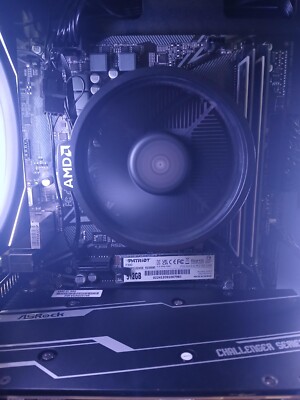 Black Custom AMD Selfbuilt Gaming PC | 150 Fps in Warzone | 550 Fps Rocket leagu