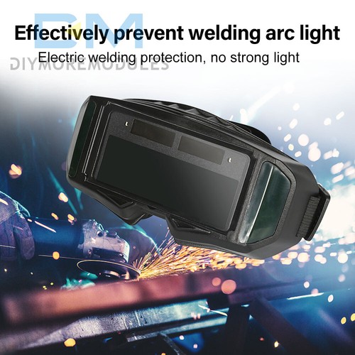 Automatische Verdunkelung Schweißerbrille Brille Maske Augen Sicherheit Schutzvisier Brille - Bild 10 von 13