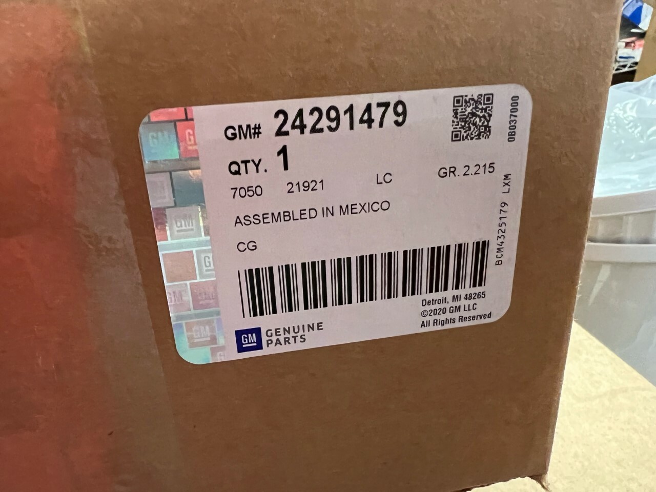 Genuine GM Cable Assembly, Drive Motor Battery Charger GM# 24291479