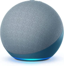 OPEN BOX Echo (4th Gen)  premium sound smart home hub Alexa in Twilight Blue